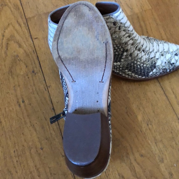Sam Edelman Python Booties! Only worn twice! - Picture 4 of 6